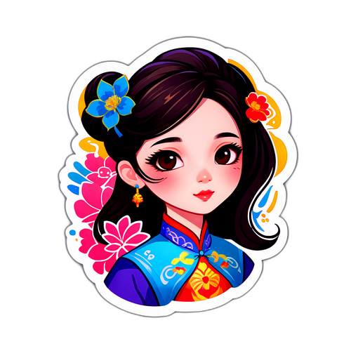 靈感來自連靜雯的藝術風格貼紙