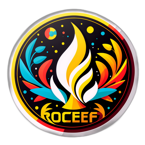 Сучасний арт-дизайн промоцій Роснефти, що поєднує елементи природи та технологій