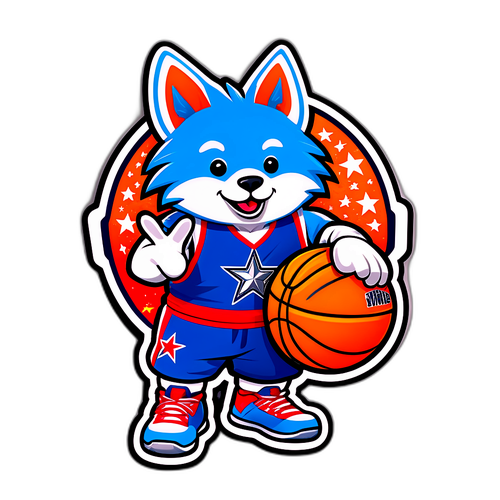 מסכה עבור משחק האולסטאר של ה-NBA עם טוויסט מהנה