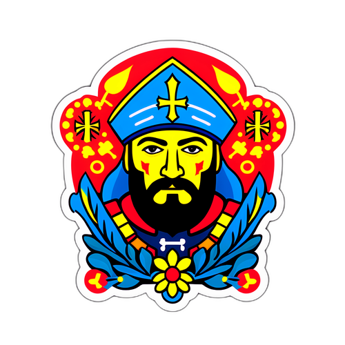Наклейка з символами Гетьмана, присвячена Херсону