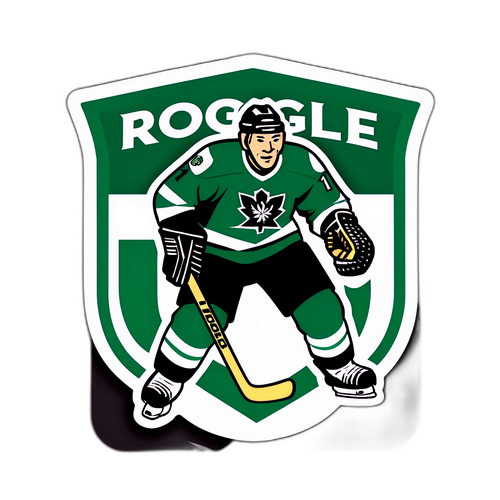 Rögle BK Klistermärke