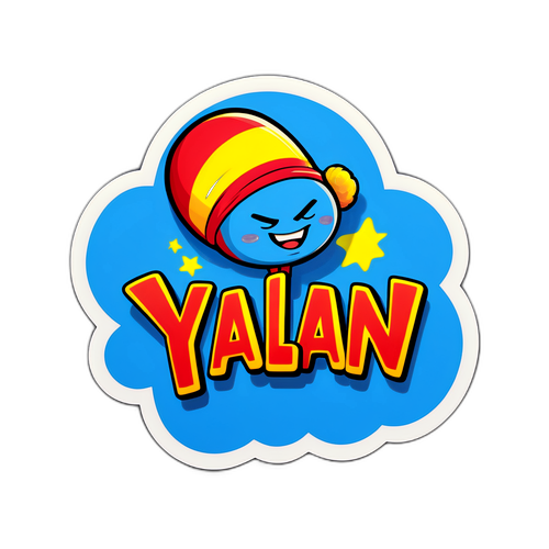 Yalan Komik Çizgi Sticker