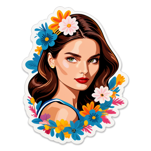 Sticker Vibrante di Bianca Balti