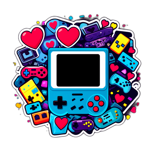 Ρετρό κονσόλα παιχνιδιών με στοιχεία εκδίκησης