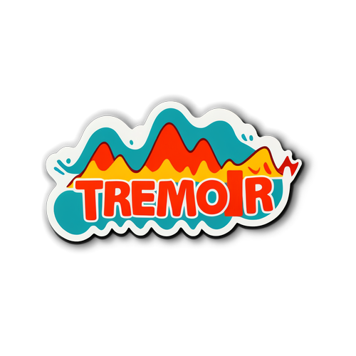 ¡Temblor! La Energía de los Terremotos en Chile Ahora en un Sticker Vibrante