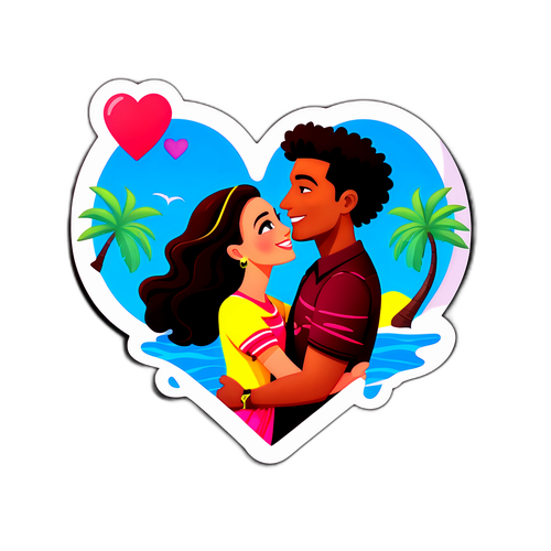 Adesivo romantico di Maria Concetta e Angelo