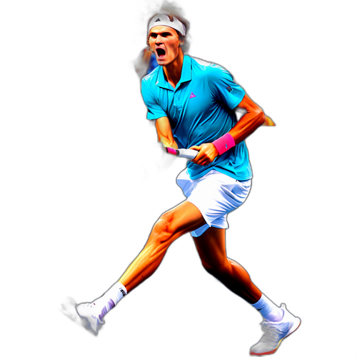 Alexander Zverev in Aktion auf dem Tennisplatz