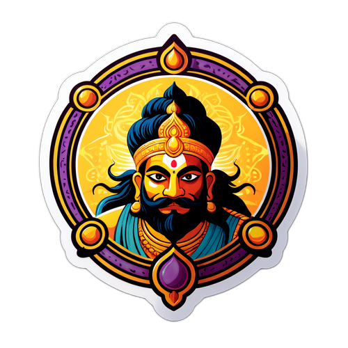 महावतर नरसिंह स्टिकर