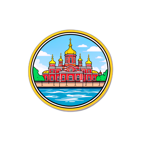 Стікери з портретом Таганрога