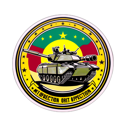 联合军事检查行动贴纸