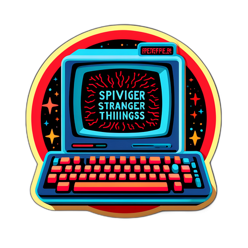 Retro-datorprogram hyllning till Stranger Things