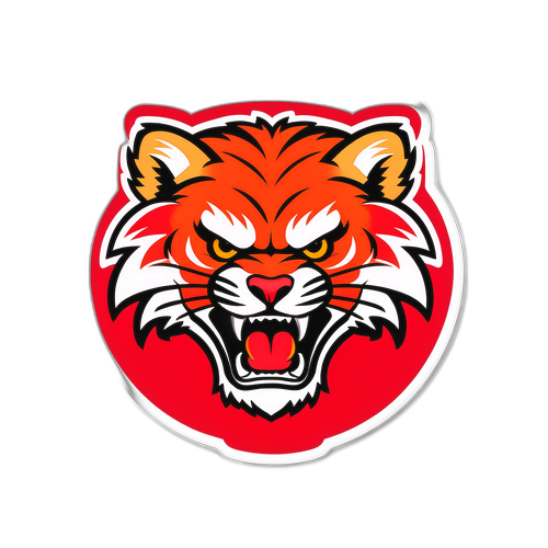 Kalmar HC Logotyp med Fierce Maskot