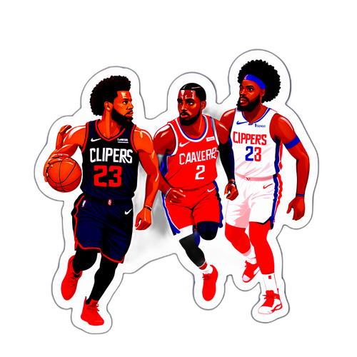 Sticker ng Cavaliers vs Clippers