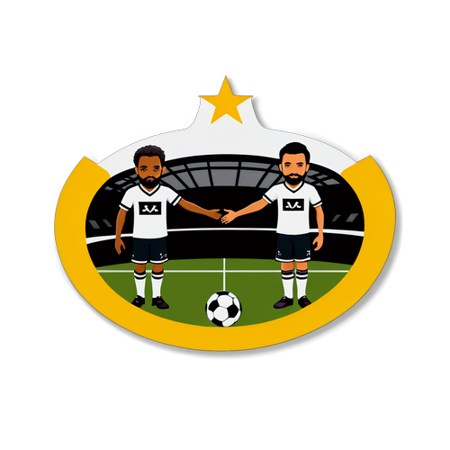 Campo de juego con camisetas de Vitória y Vasco da Gama