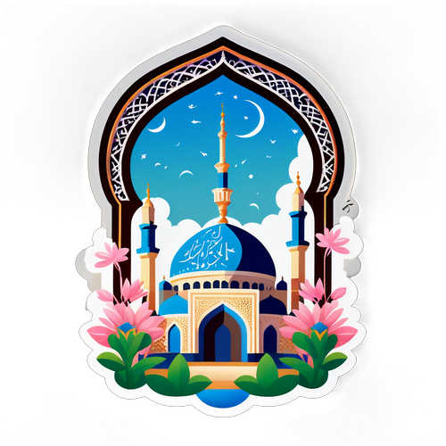 Autocollant en hommage à la Mosquée de Paris