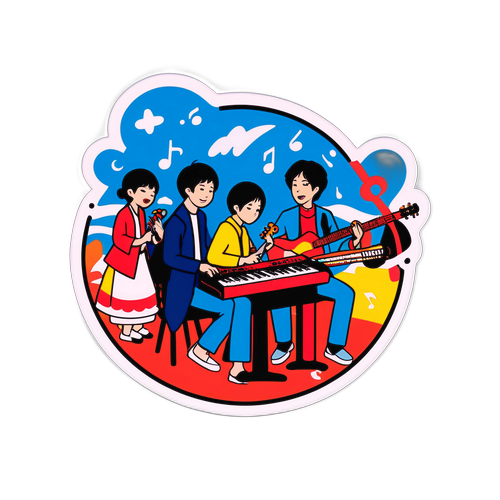 松任谷正隆音楽祭のステッカー