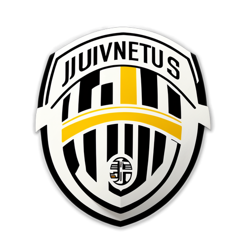 Juventus Przyszłości: Futurystyczne Logo z Sylwetkami Graczy w Ruchu!