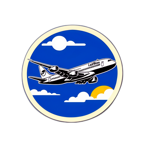 Αυτοκόλλητο εμπνευσμένο από την Lufthansa