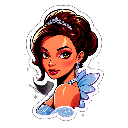 Glamouröse Filmstil Aufkleber