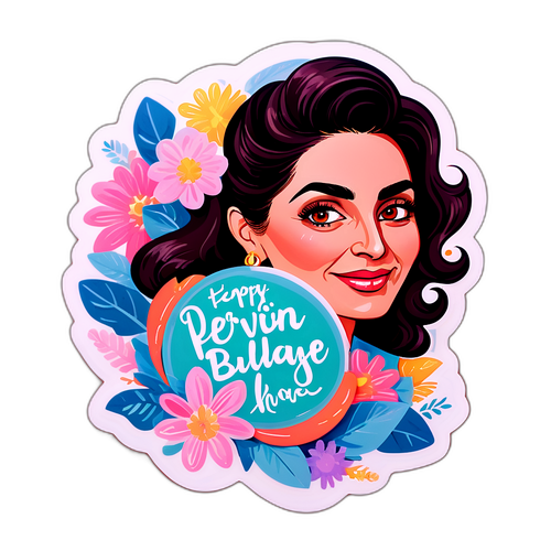 Pervin Buldan Portre Sticker