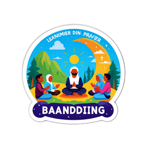 Stiker Waktu Sholat di Bandung