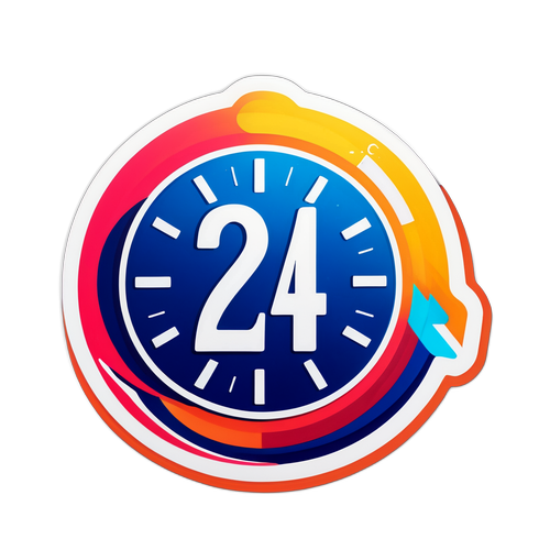 Nhãn dán logo 24h Tin tức