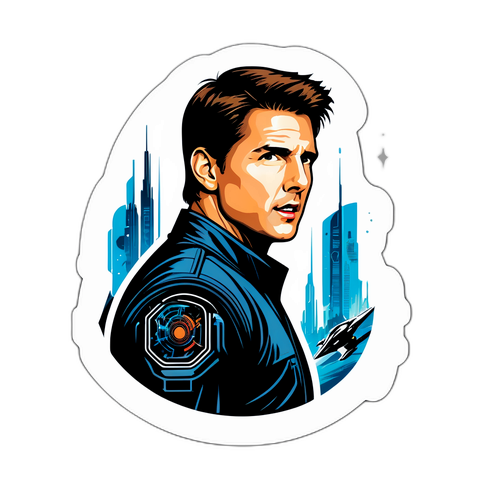 Tom Cruise i en sci-fi miljö