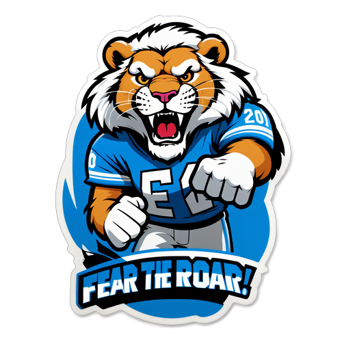 Get Ready to Fear the Roar: Detroit Lions' Mascot Sparks Excitement!