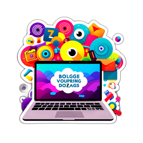 Sticker ya Kompyuta na Zana za Blogging
