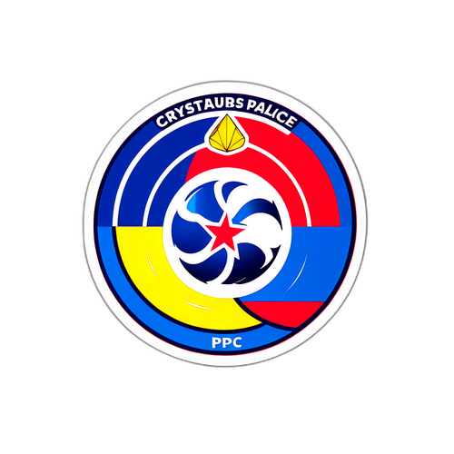 สติกเกอร์ที่มีการแข่งขันระหว่างสตราสบูร์กและคริสตัลพาเลซ