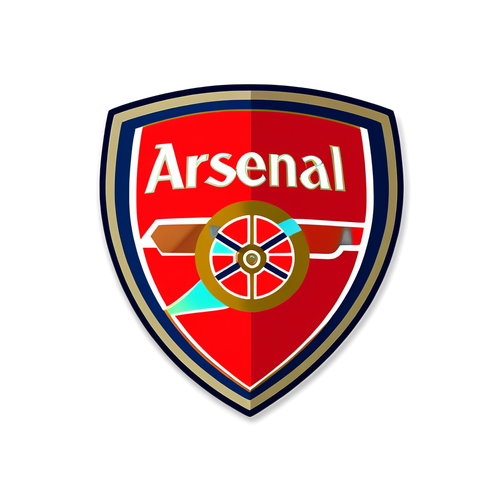 Minimalist Arsenal FC Logo Sticker