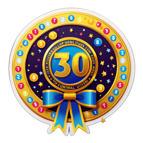 Adesivo dos Números Vencedores da Loteria Federal