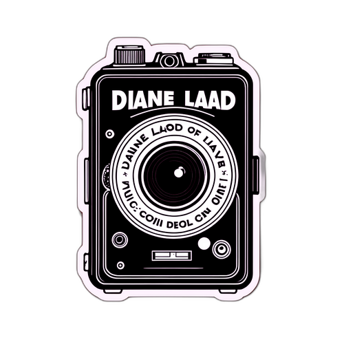 Vintage Filmcamera Sticker
