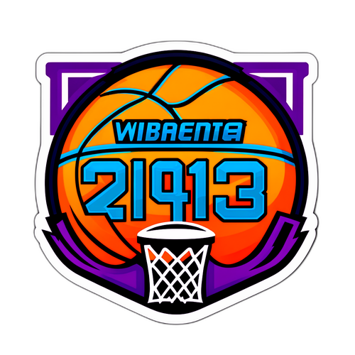 Vibrant WNBA Scoreboard Sticker