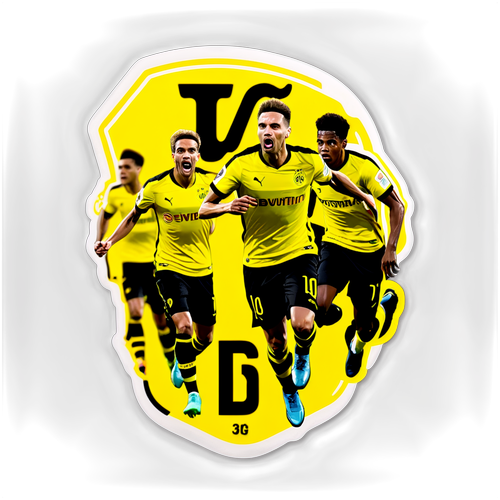 Scossa Energetica: Scopri l'Adrenalina di Borussia Dortmund Attraverso il Nostro Sticker Imperdibile!