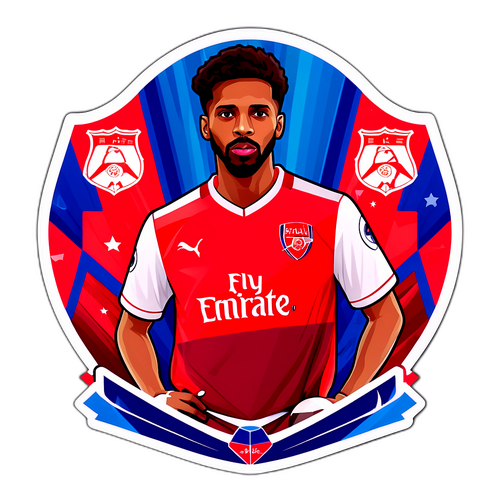 Jersi Pemain Arsenal dengan Logo Crystal Palace