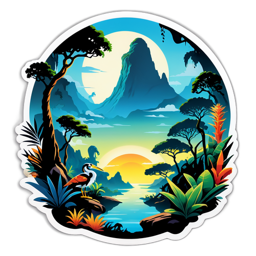 Fantastische Landschaft aus 'Avatar 3'