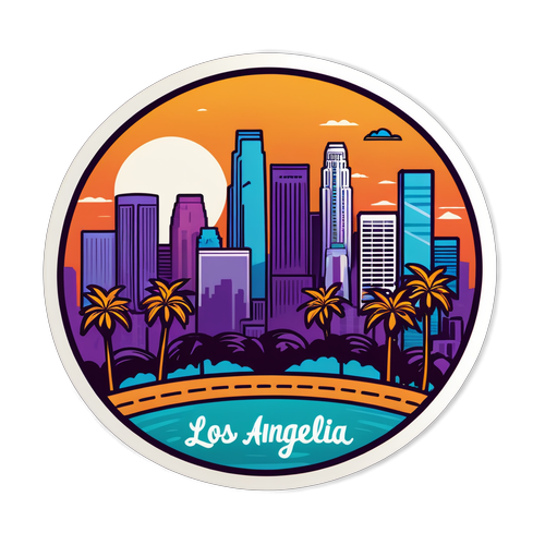 Sticker Thiết Kế Los Angeles