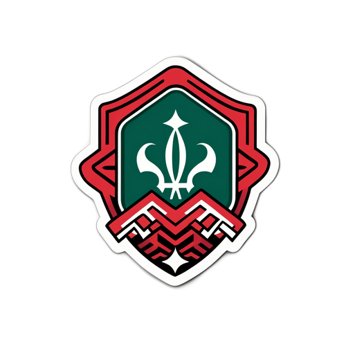 Flamengo ve Fluminense Derbi Maçı Sticker Tasarımı