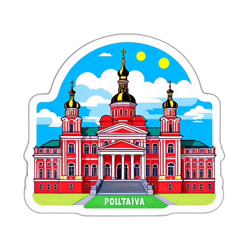 Ілюстрація архітектури Полтави