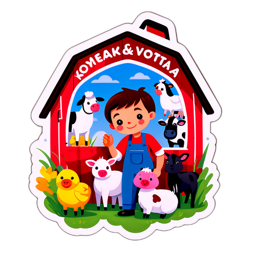 Vojta Kotek a zvířátka na farmě