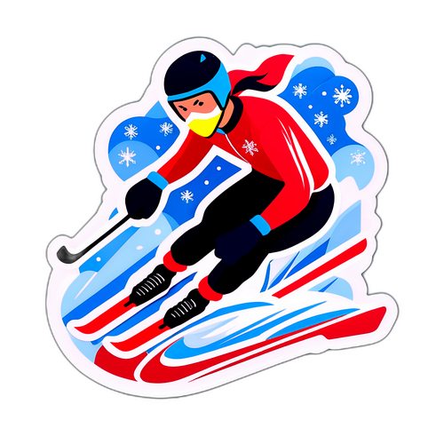 Kış Sporları Temalı Tasarım