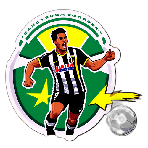 Colorful Representation of Bucaramanga vs. Atlético Mineiro