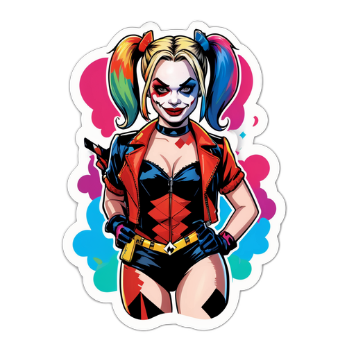 Design samolepek na téma Harley Quinn