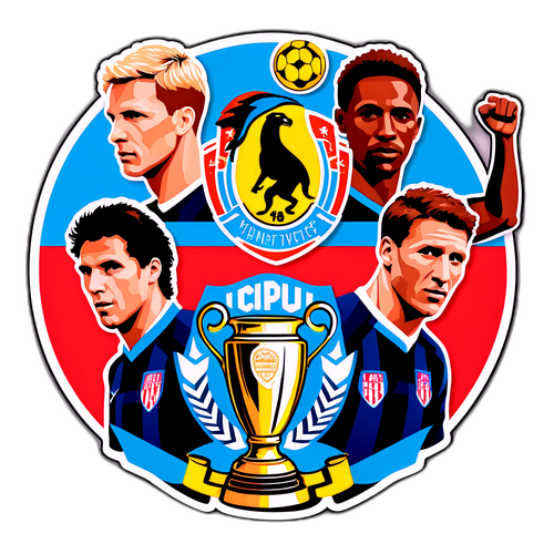 Autocolant abstract al victoriilor istorice PSV