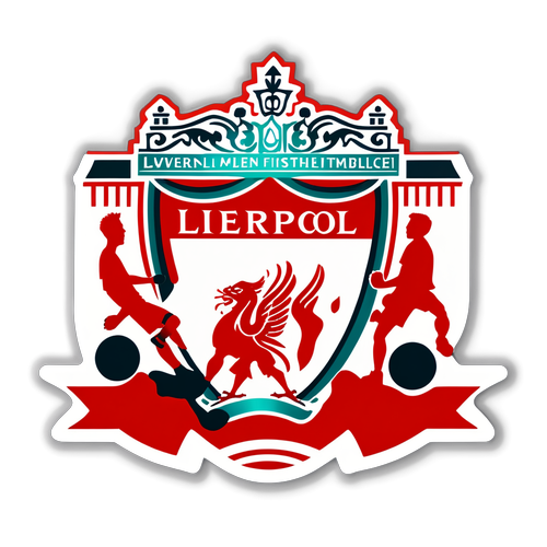 Stiker Dinamik Emblem Liverpool