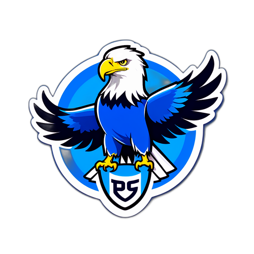 Adesivo do Paysandu com Águia Estilizada