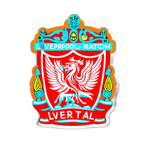 Liverpool mérkőzés matricája