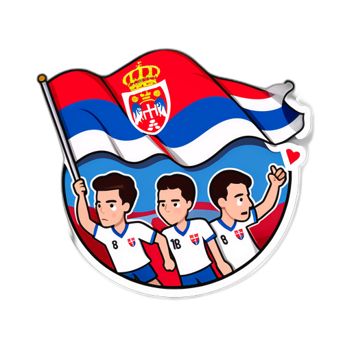 Rekaan Pelekat Tensi Serbia vs Andorra