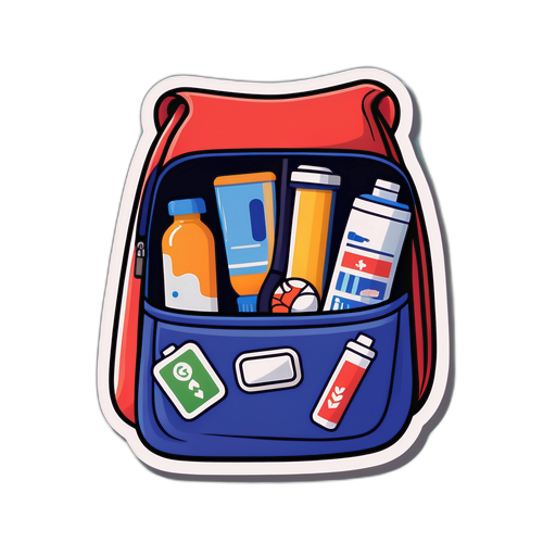 Ilustrasyon ng Sports Medicine Bag